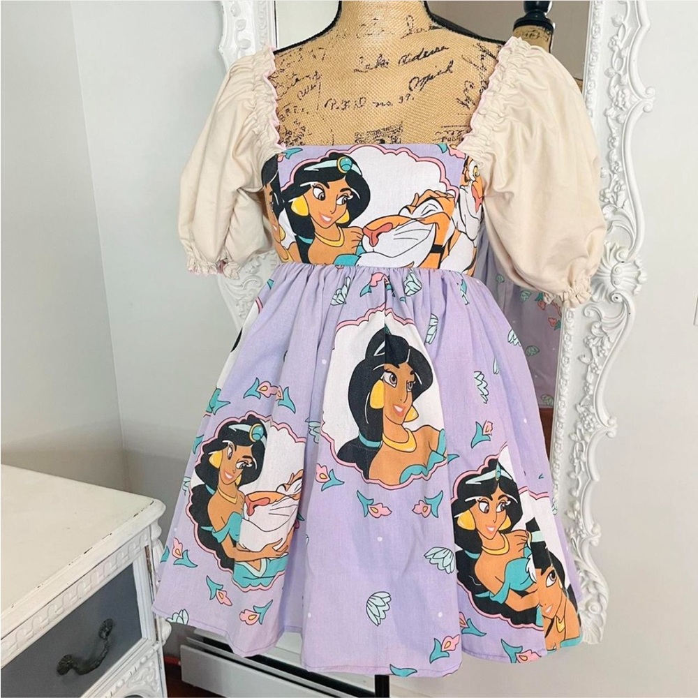 Princess Jasmine Puff Sleeve Dress